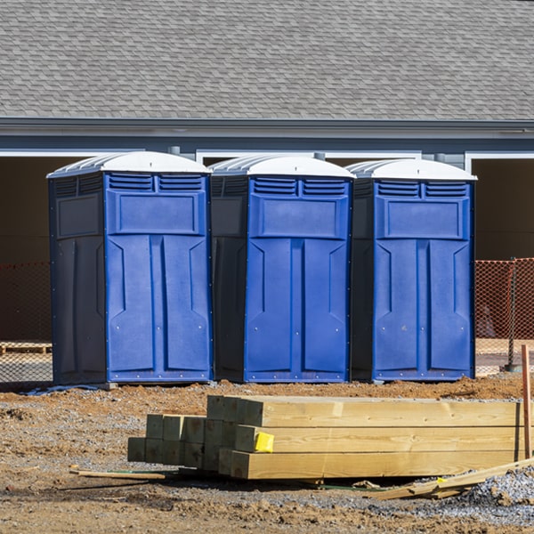 are there any restrictions on where i can place the portable toilets during my rental period in Butler